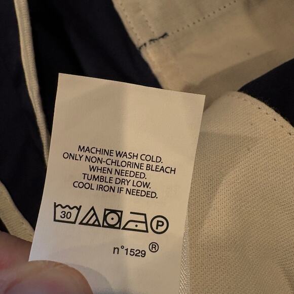 Polo Golf Ralph Lauren Pants Mens Size 33x30 Blue Tailored Fit Chino Stretch - Picture 6 of 10